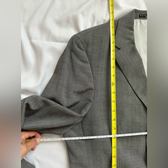BOSS Hugo Boss Rossellini Movie 42R Mens Sportcoat Virgin Wool Super 100 USA - Picture 12 of 12